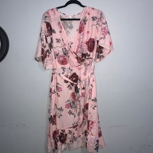Plus Size Floral Dress